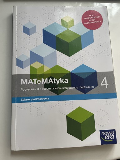 Zdjęcie oferty: Podręcznik Matematyka 4