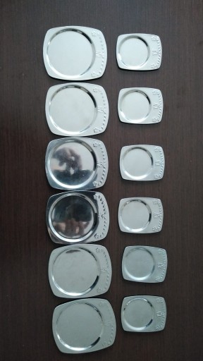 Zdjęcie oferty: Podstawki metalowe do szklanek i kieliszków PRL