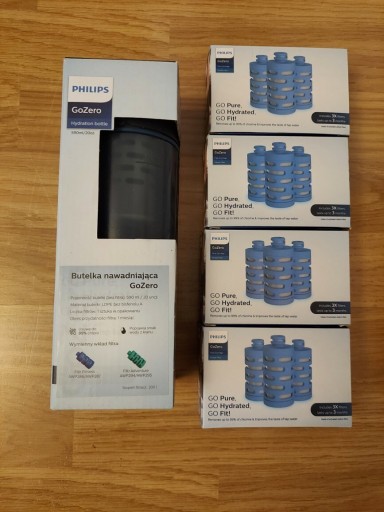 Zdjęcie oferty: Butelka Philips GoZero z filtrem + 12 filtrów.