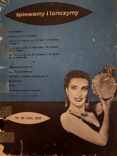 Zdjęcie oferty: Śpiewamy i tańczymy nr 20 (122) 1959