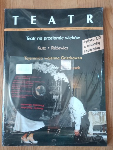 Zdjęcie oferty: Teatr nr 3/2001 CD muzyka teatralna nowa folia