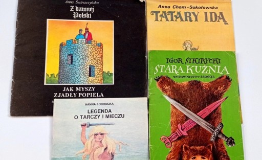 Zdjęcie oferty: Baśnie legendy polski 4 tytuły PRL unikat