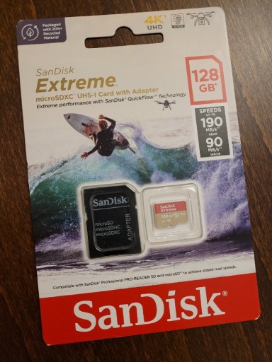 Zdjęcie oferty: Karta pamięci SanDisk Extreme 128 GB
