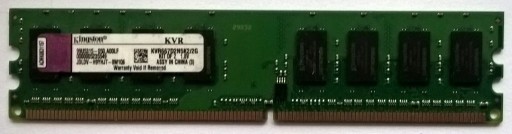 Zdjęcie oferty: Pamięć RAM Kingston DDR2 2 - 1GB 