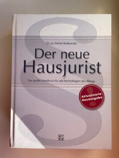 Zdjęcie oferty: podrecznik "der neue Hausjurist" prawo zycia codz.