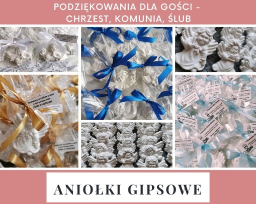 Zdjęcie oferty: Aniołki podziękowania dla gości - chrzest, komunia