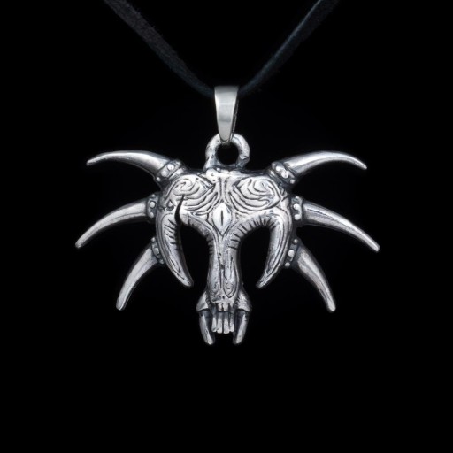 Zdjęcie oferty: Nowy Sterling Silver Amulet Śniącego Game Gothic