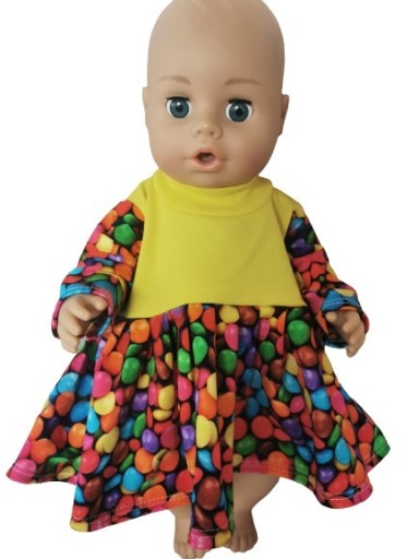 Zdjęcie oferty: Ubranka dla lalek typu baby born 43cm sukienka