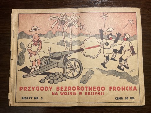 Zdjęcie oferty: Komiks PRZYGODY BEZROBOTNEGO FRONCKA NA WOJNIE W ABISYNJI