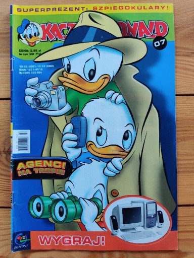 Zdjęcie oferty: Komiks Kaczor Donald nr 7 2003 r.