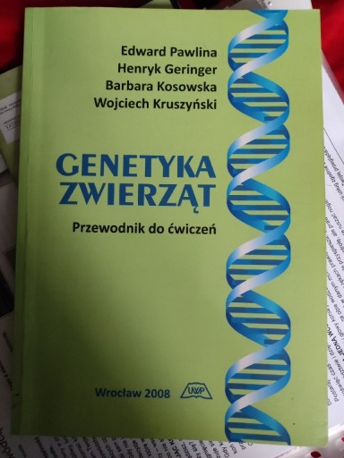 Zdjęcie oferty: Książka Genetyka zwierząt 2008