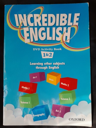 Zdjęcie oferty: incredible english DVD Activity Book 1&2