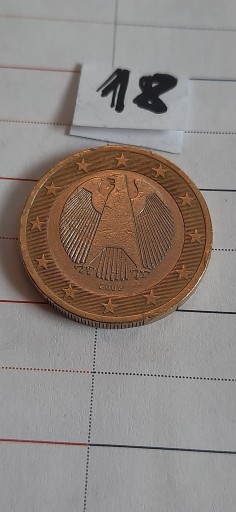 Zdjęcie oferty: 1 Euro Niemcy rok 2002 DESTRUKT RARE