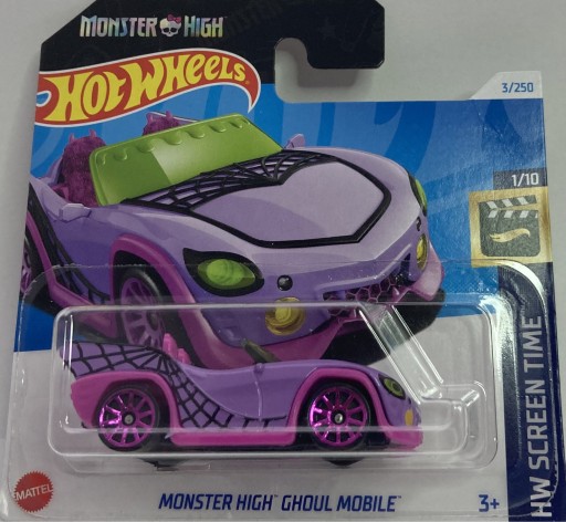 Zdjęcie oferty: Hot Wheels Monster High Ghoul Mobile