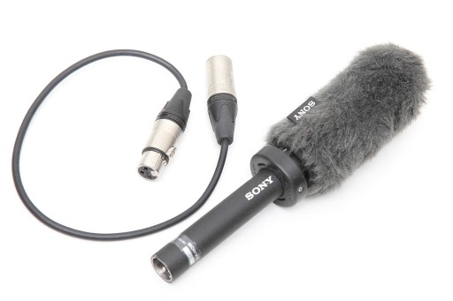 Zdjęcie oferty: Mikrofon kierunkowy Sony ECM-VG1 + osłona przeciwwietrzna i kabel XLR