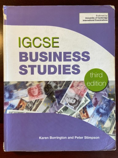 Zdjęcie oferty: IGCSE Business Studies third edition 