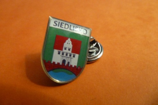 Zdjęcie oferty: Siedlisko Pow. Nowa Sól Herb pin przypinka