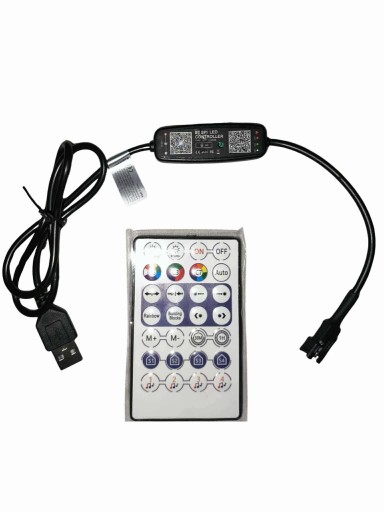 Zdjęcie oferty: Sterownik Bluetooth Muzyczny Mini do taśm cyfrowych WS2811 WS2812B Pilot