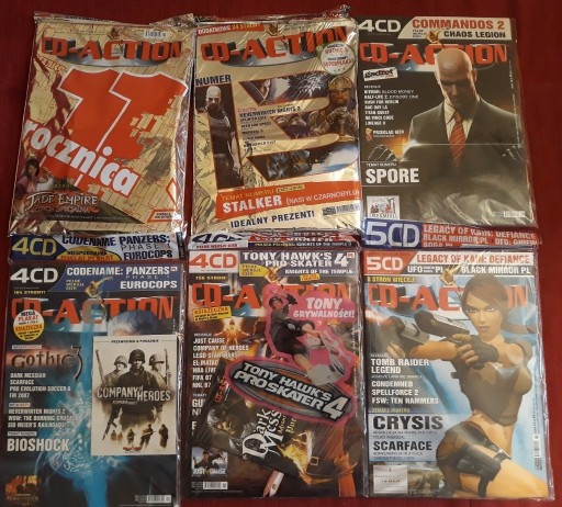 Zdjęcie oferty: CD-Action - czasopismo o grach, 12 nowych numerów