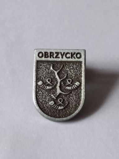 Zdjęcie oferty: Herb miasta Obrzycko przypinka pin odznaka wpinka