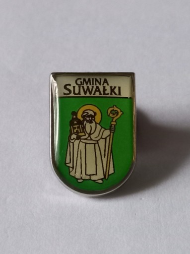 Zdjęcie oferty: Herb gmina Suwałki przypinka pin odznaka wpinka