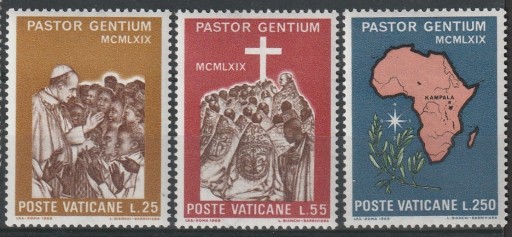 Zdjęcie oferty: WATYKAN - PASTOR GENTIUM - 1969 -  CZYSTE **