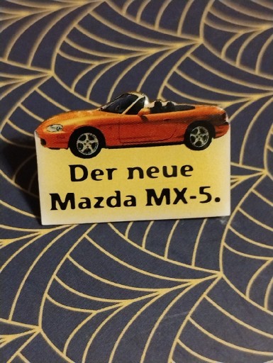 Zdjęcie oferty: Pin przypinka kolekcjonerska Mazda MX-5 vintage