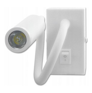 Zdjęcie oferty: Kinkiet, lampka LED do czytania Leo 3W - biała