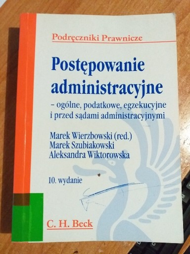 Zdjęcie oferty: Postępowanie administracyjne, wyd.10