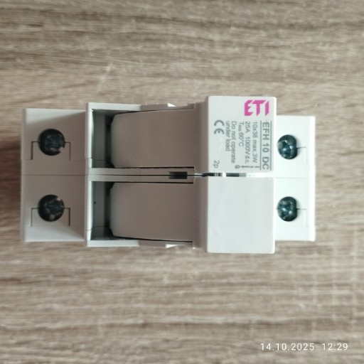 Zdjęcie oferty: Podstawa bezpiecznikowa EFH 10 DC 