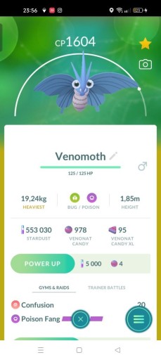 Zdjęcie oferty: Sprzedam shiny VenomothPokemon