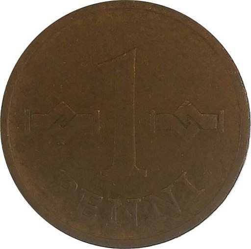 Zdjęcie oferty: Finlandia 1 penni 1969, KM#44