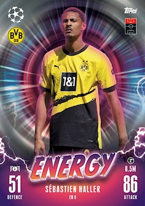 Zdjęcie oferty: SEBASTIAN HALLER # 9 ENERGY MATCH ATTAX 2023/24