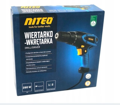 Zdjęcie oferty: Wiertarko wkrętarka NITEO 280 W