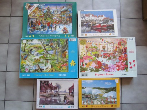 Zdjęcie oferty: Puzzle HOP 6 sztuk prawdziwa gratka dla fanów