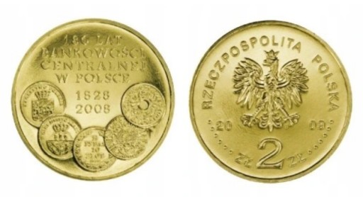Zdjęcie oferty: 2 zł 2009 180 lat bankowości centralnej w Polsce