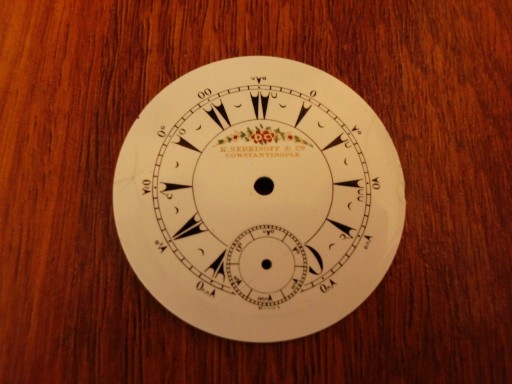 Zdjęcie oferty: 42,5 mm turecka tarcza kieszonkowego zegarka