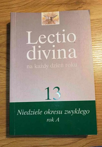 Zdjęcie oferty: lectio divina - tom 13 niedziele zwykle rok A