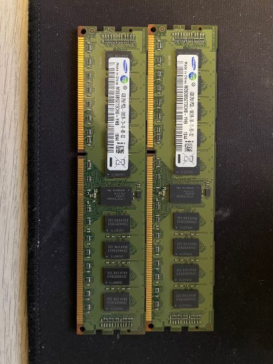 Zdjęcie oferty: Pamięć RAM ECC 8GB 2x4GB Samsung M393B5273CH0-YH9