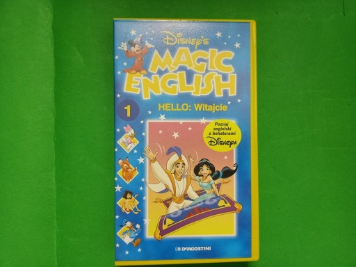 Zdjęcie oferty: MAGIC ENGLISH  1 - kaseta video VHS