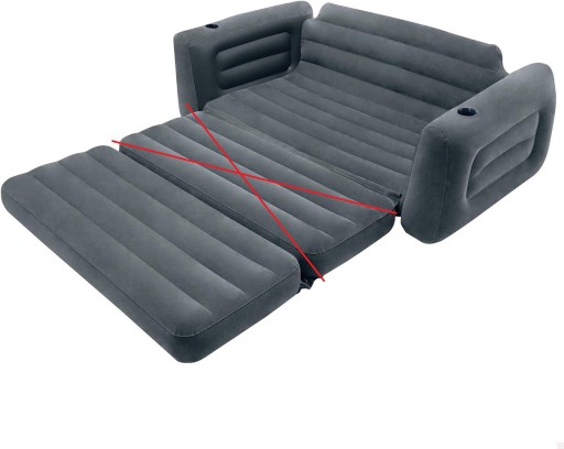 Zdjęcie oferty: Intex 66552NP Rozkładana sofa dmuchana WADA!