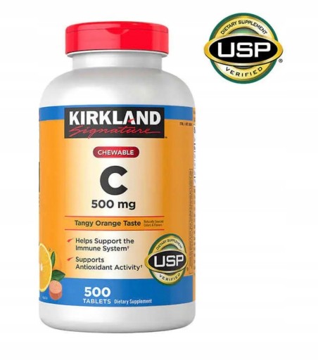 Zdjęcie oferty: Kirkland Vitamina C 500 mg 500sztuk