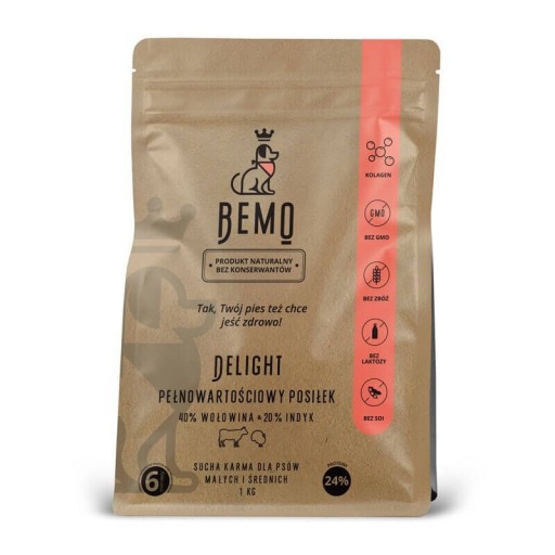 Zdjęcie oferty: Karma dla psów małych i średnich Bemo Delight 10kg