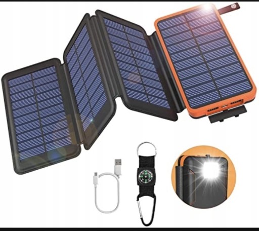 Zdjęcie oferty: Power bank z panelem solarnym GOODaaa