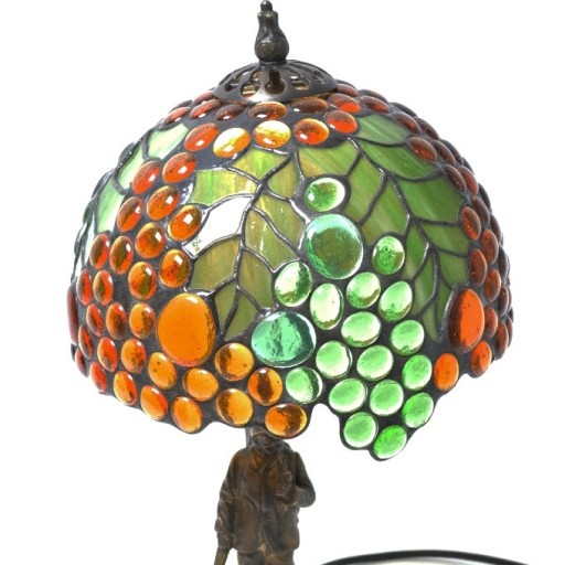 Zdjęcie oferty: Lampa witrażowa winogrona - lampa gabinetowa