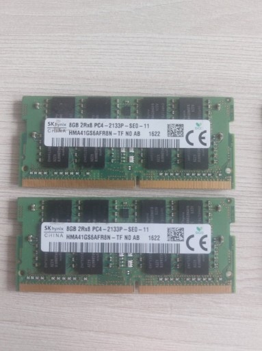 Zdjęcie oferty: Pamięć RAM DDR4 PC4 SK Hynix 2x8GB 16GB 2133