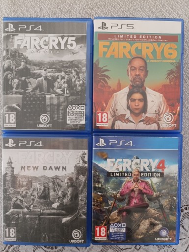 Zdjęcie oferty: Far Cry 6,Far Cry 5,Far Cry 4,Far Cry New Dawn