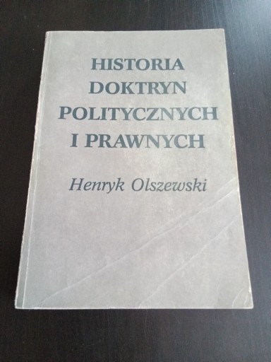 Zdjęcie oferty:  Olszewski Historia doktryn politycznych i prawnyc