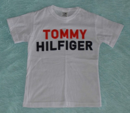 Zdjęcie oferty: Biały t-shirt Tommy Hilfiger 104 Nowa