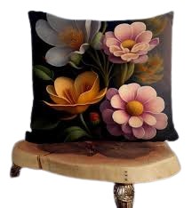 Zdjęcie oferty: Kwiaty 3D -Dekoracyjna poszewka na poduszkę 45x45